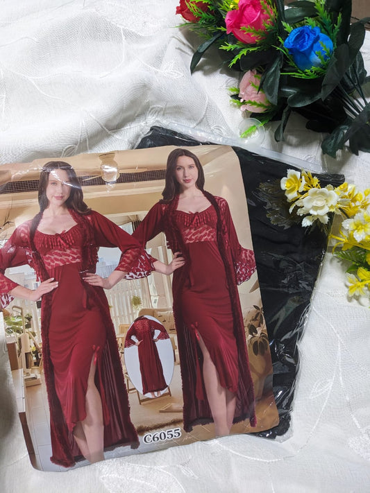 Long Sexy Nighty Dress for Girls – Bridal & Luxury Nightwear
