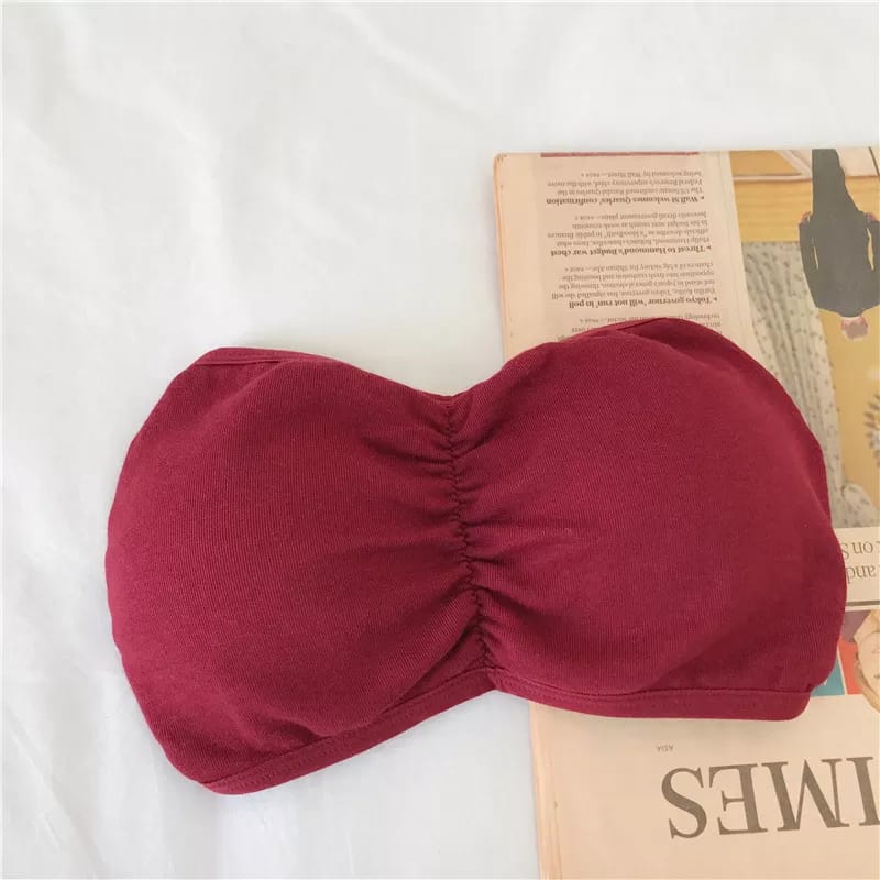 Ribbed Padded Strapless Tube Bra in Pakistan – Safaa.pk