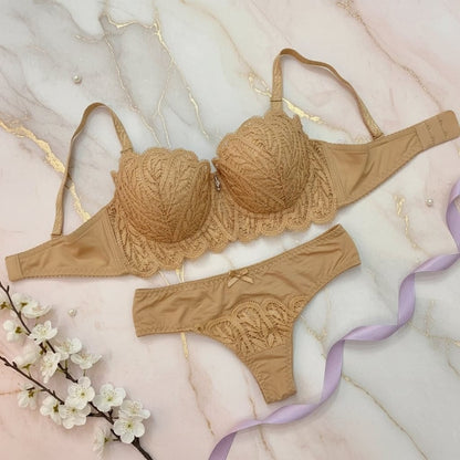 Premium Half Cup Push Up Bra Set in Pakistan – Safaa.pk