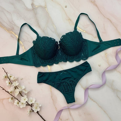 Premium Half Cup Push Up Bra Set in Pakistan – Safaa.pk