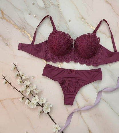 Premium Half Cup Push Up Bra Set in Pakistan – Safaa.pk