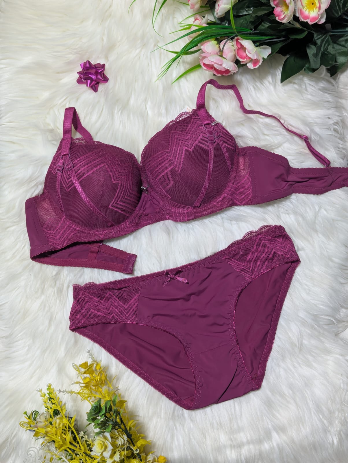 Luxury Bridal Lingerie Set – Stylish Bra & Panty for Brides