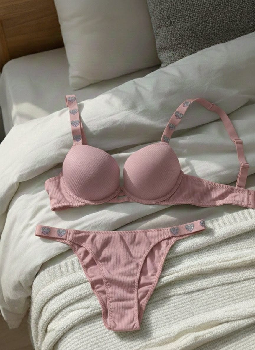 Luxury pearl push-up bra set in Pakistan – Safaa 