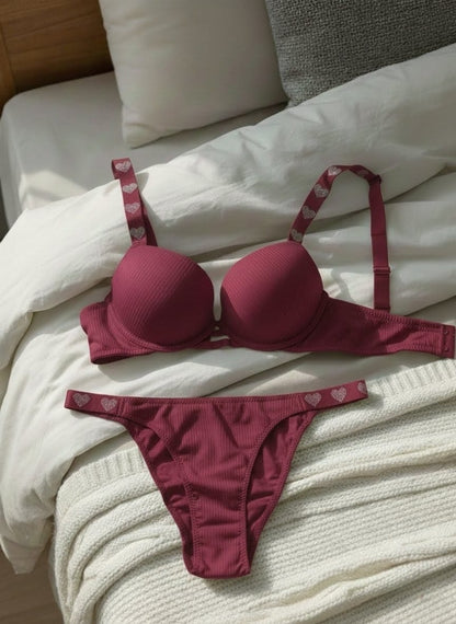 Luxury pearl push-up bra set in Pakistan – Safaa