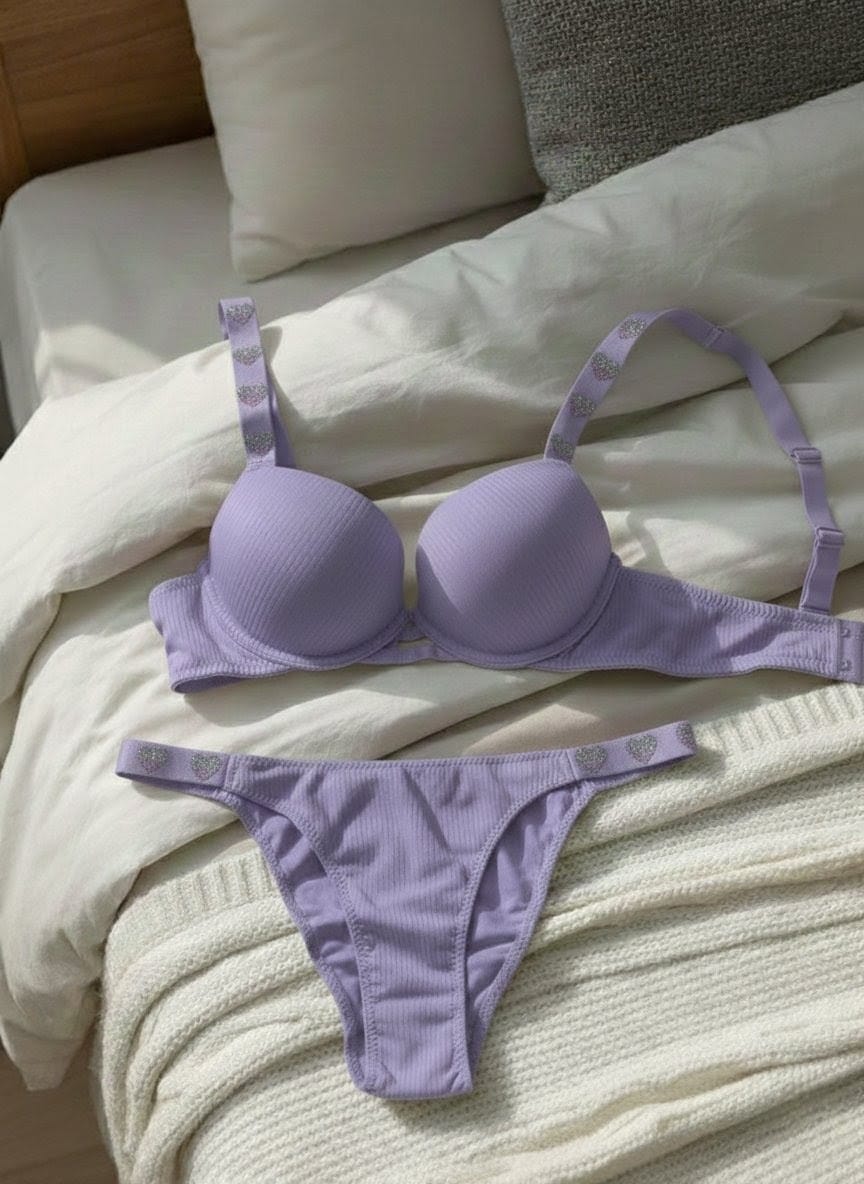 Luxury pearl push-up bra set in Pakistan – Safaa