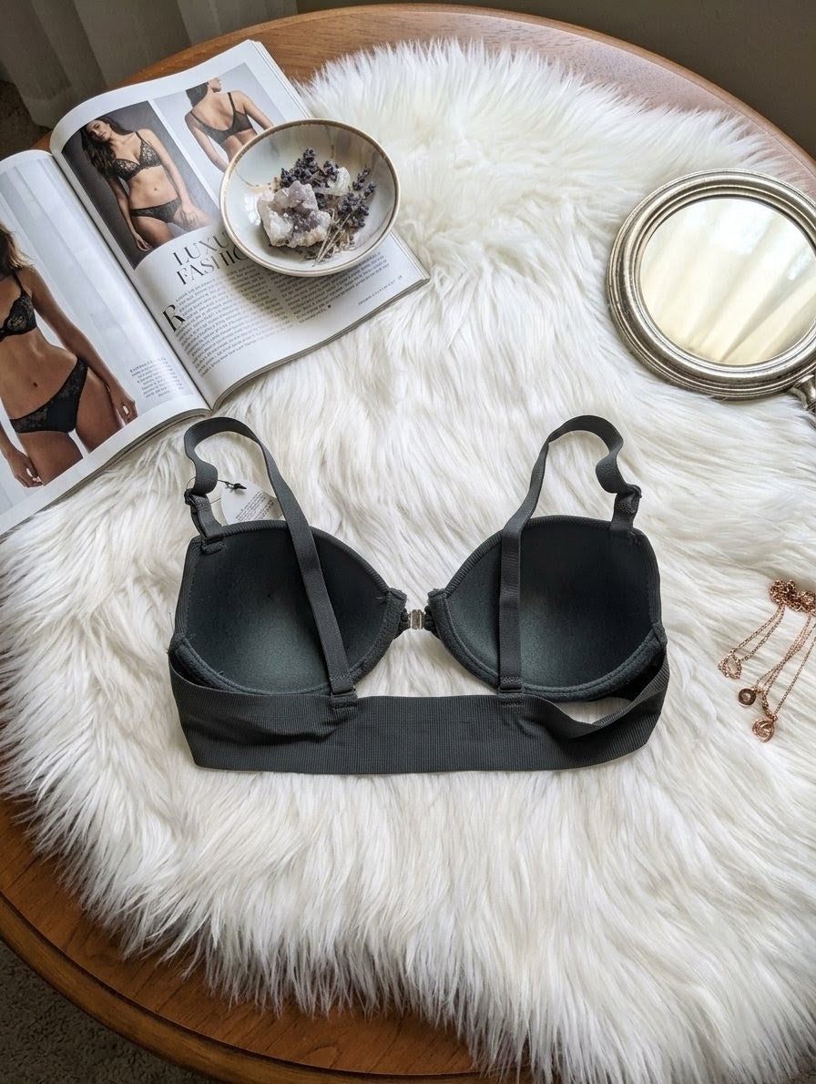 Front-Open Ribbed T-Shirt Bra in Pakistan – Safaa.pk