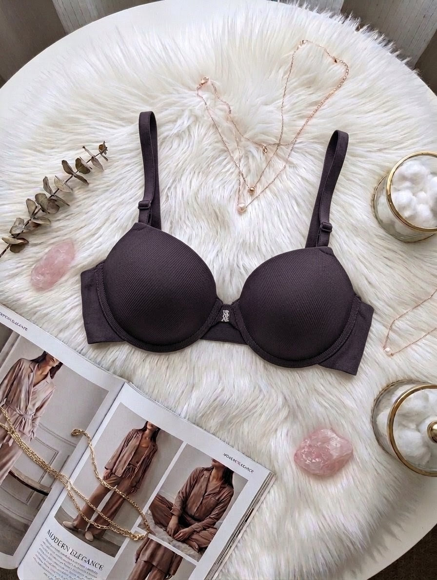 Front-Open Ribbed T-Shirt Bra in Pakistan – Safaa.pk