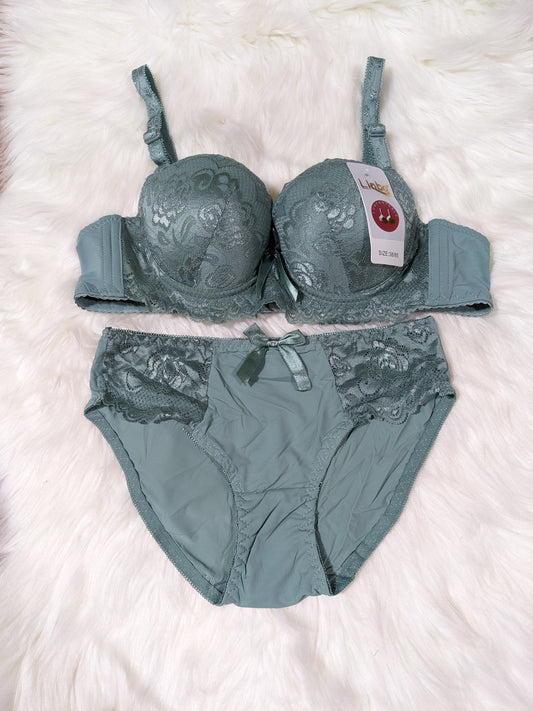 Imported Single Padded Bra Set (7001)