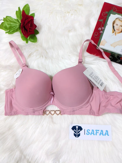 Imported High Quality Padded Bra with heart chain band (SPB 010)