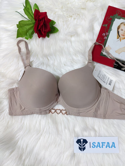 Imported High Quality Padded Bra with heart chain band (SPB 010)