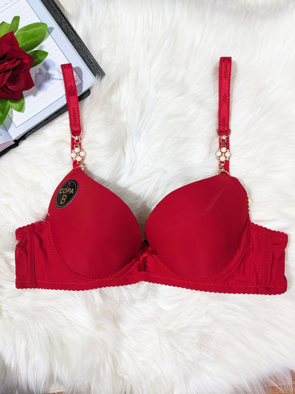 Unique Chain Design High Quality Padded Bra (SPB 0012)