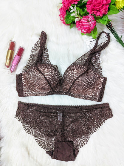 Fancy Net Design Double Padded Bra Set (DPBS 0033)