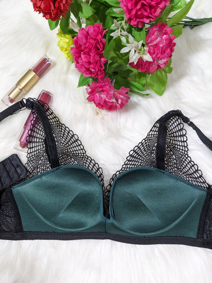 Fancy Net Design Double Padded Bra Set (DPBS 0033)