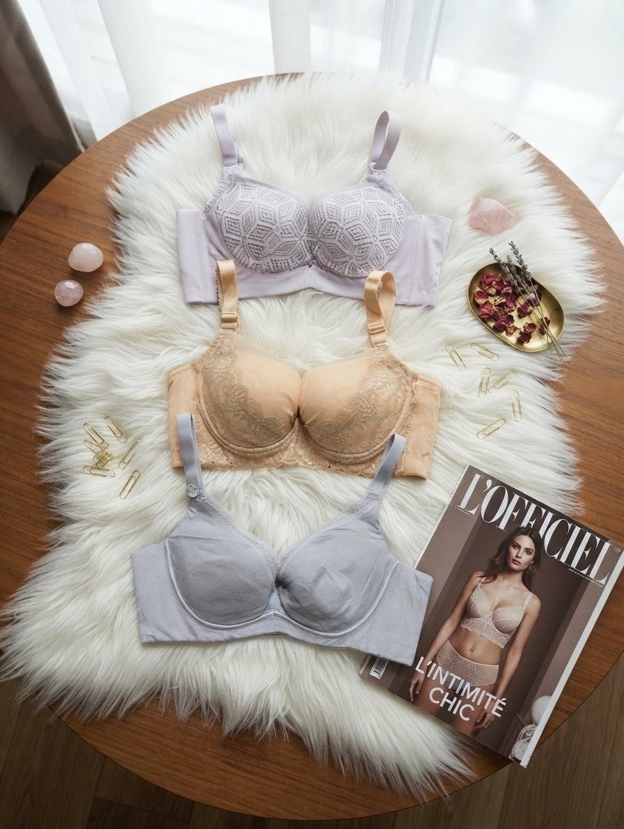 Double Padded Bra Pack of 3|  Safaa Pakistan