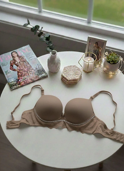 Pearl Detail Push Up Bra Set in Pakistan – Safaa.pk