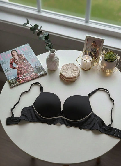 Pearl Detail Push Up Bra Set in Pakistan – Safaa.pk