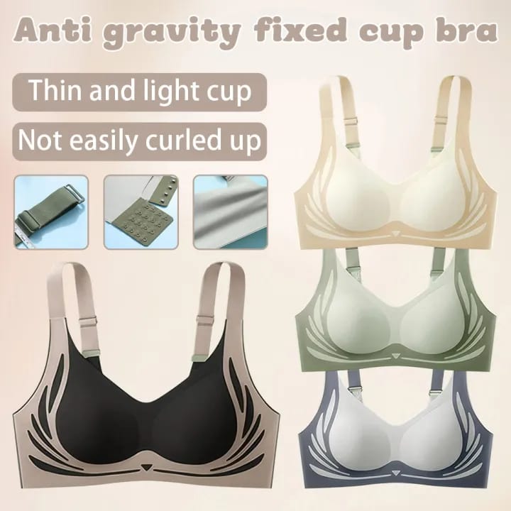 Plus Size Wire-Free Seamless Comfort Bra in Pakistan – Safaa.pk
