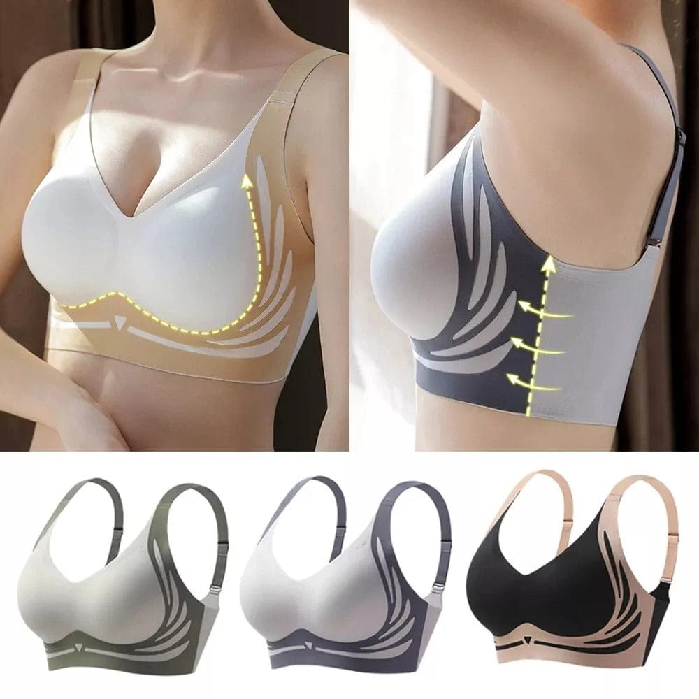 Plus Size Wire-Free Seamless Comfort Bra in Pakistan – Safaa.pk