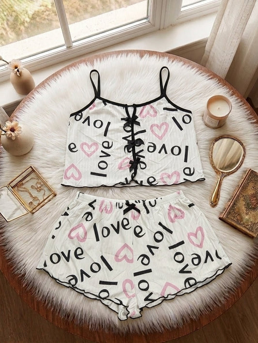 Printed Soft Nightwear Set in Pakistan – Safaa.pk