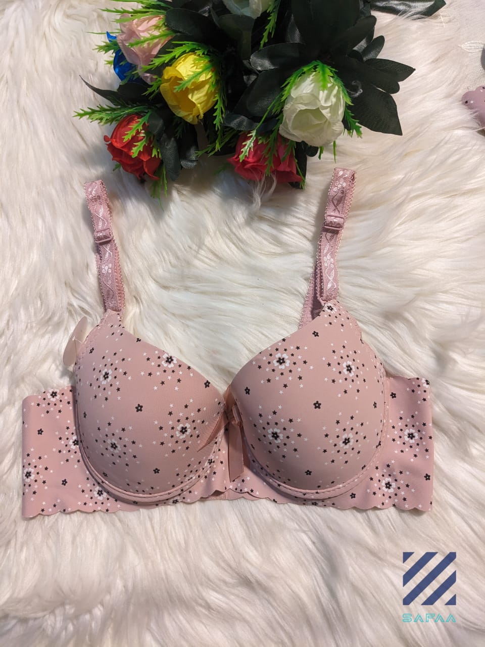 Comfortable Printed Padded Bra (spb 20)