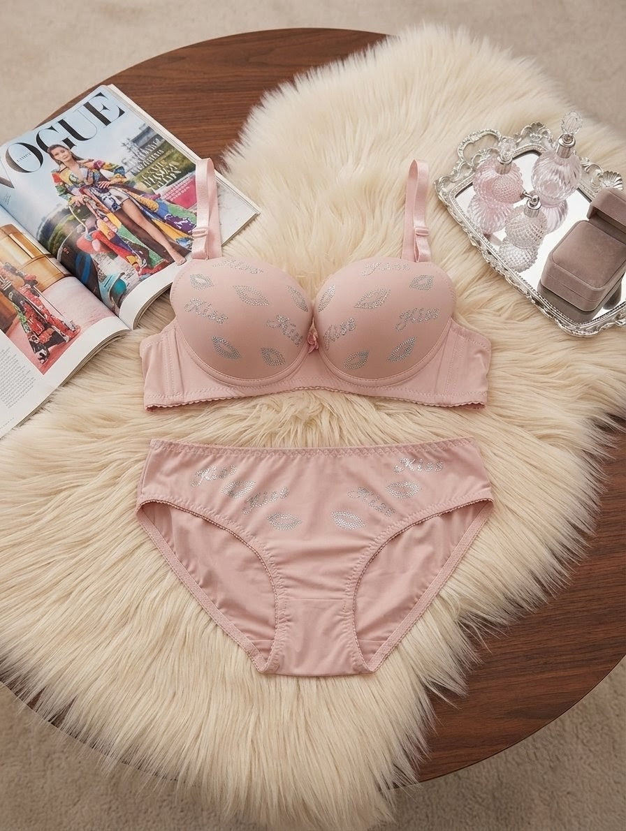 Rhinestone Kiss Lingerie Set in Pakistan – Safaa.pk