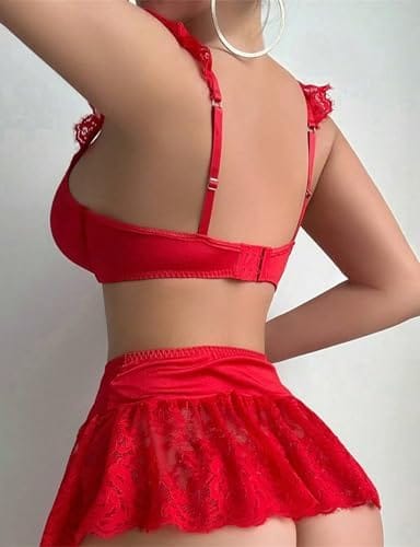Satin Lace Lingerie Set in Pakistan – Safaa.pk