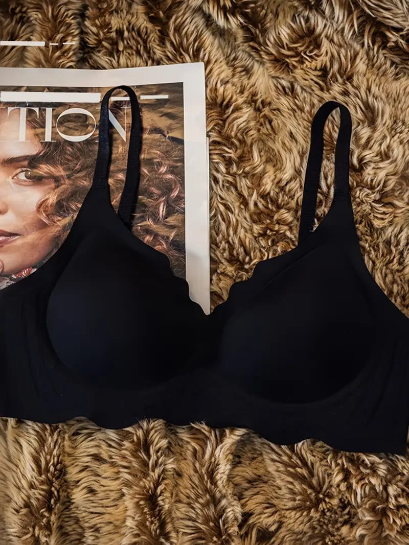 AirFlex Seamless Jelly Bra – Scalloped Invisible Comfort