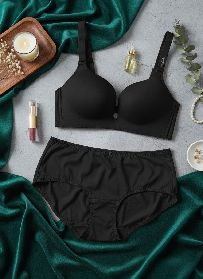 Seamless Soft Bra Set in Pakistan – Safaa.pk