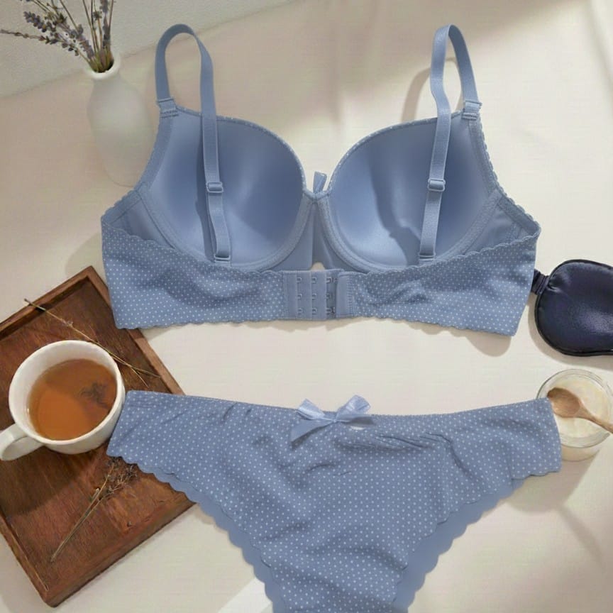 Seamless dotted bra set in Pakistan – Safaa.pk