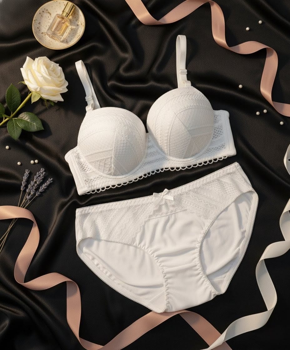 Self-Design Push-Up Bra Set in Pakistan – Safaa.pk