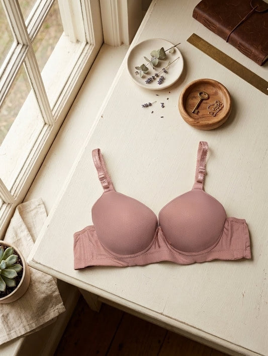 Self-Dotted Underwire Thin Pad Bra in Pakistan – Safaa.pk