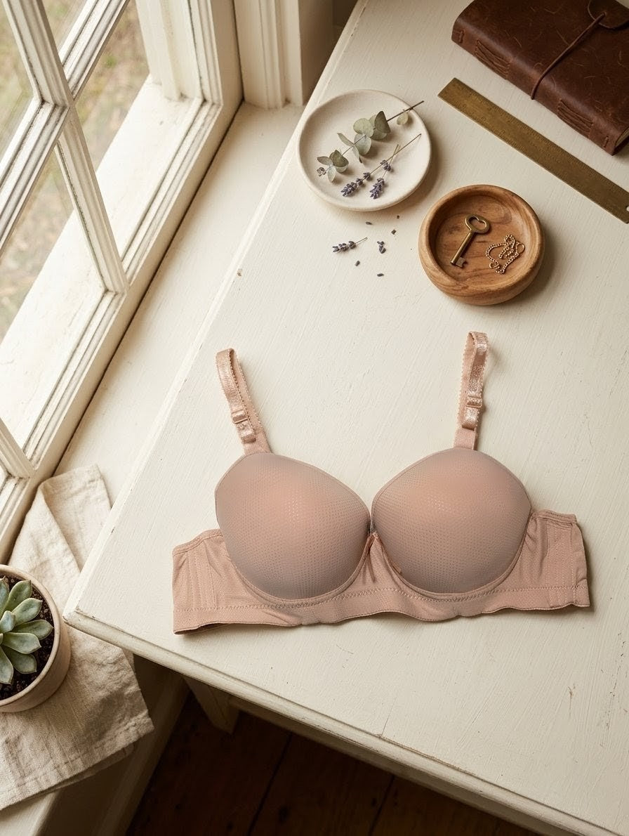 Self-Dotted Underwire Thin Pad Bra in Pakistan – Safaa.pk
