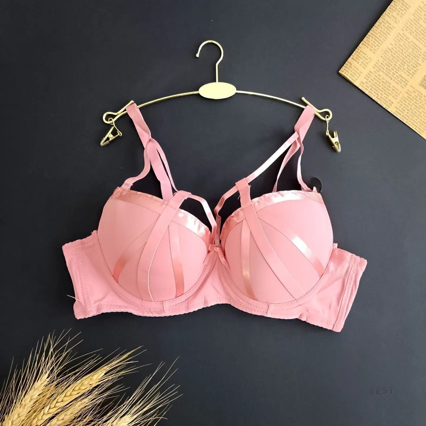 Sexy cross strap double padded bra for women in Pakistan – Safaa.pk