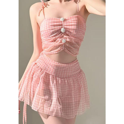 Sexy Korean Style Mini Skirt – Soft, Breathable & Trendy Nightwear