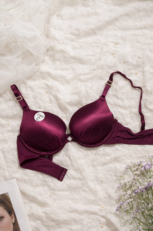 Silk Padded Push-Up Underwired Bra in Pakistan – Safaa.pk