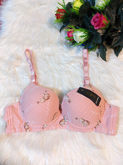 Unique Printed Padded Push-up Bra (spb 19)