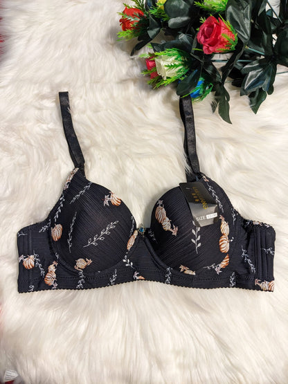Unique Printed Padded Push-up Bra (spb 19)