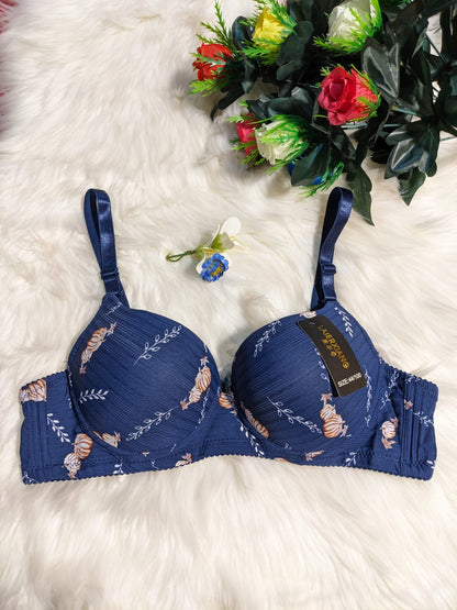 Unique Printed Padded Push-up Bra (spb 19)