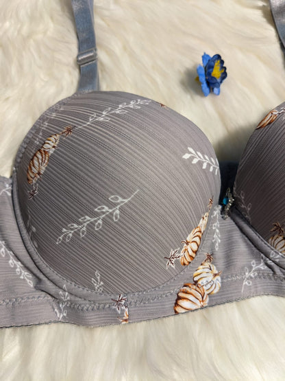 Unique Printed Padded Push-up Bra (spb 19)