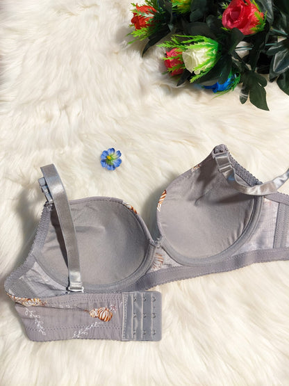 Unique Printed Padded Push-up Bra (spb 19)