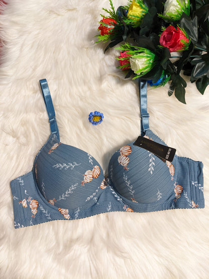 Unique Printed Padded Push-up Bra (spb 19)