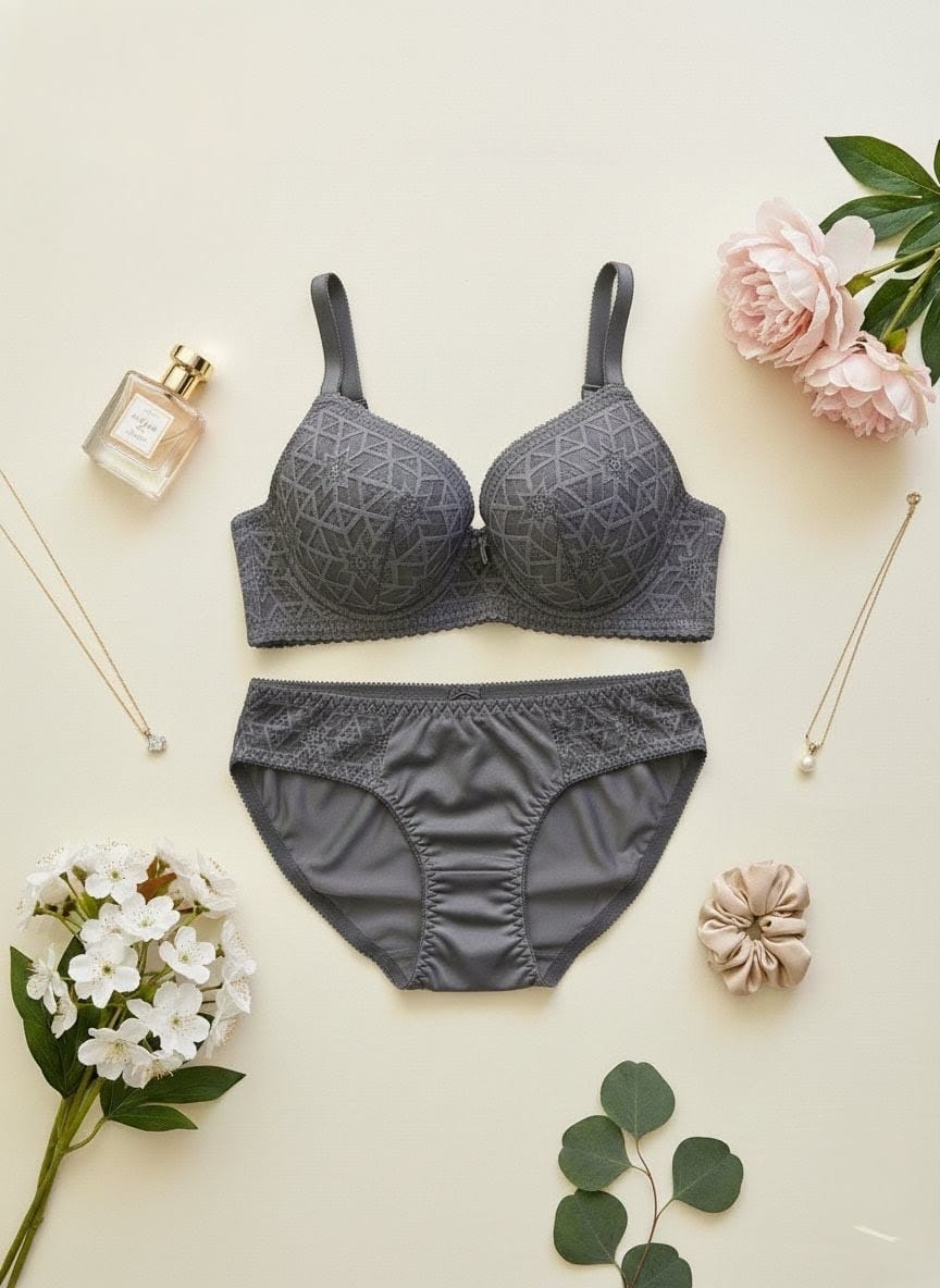 Single Padded Underwire Bra Set – Modern Everyday Support