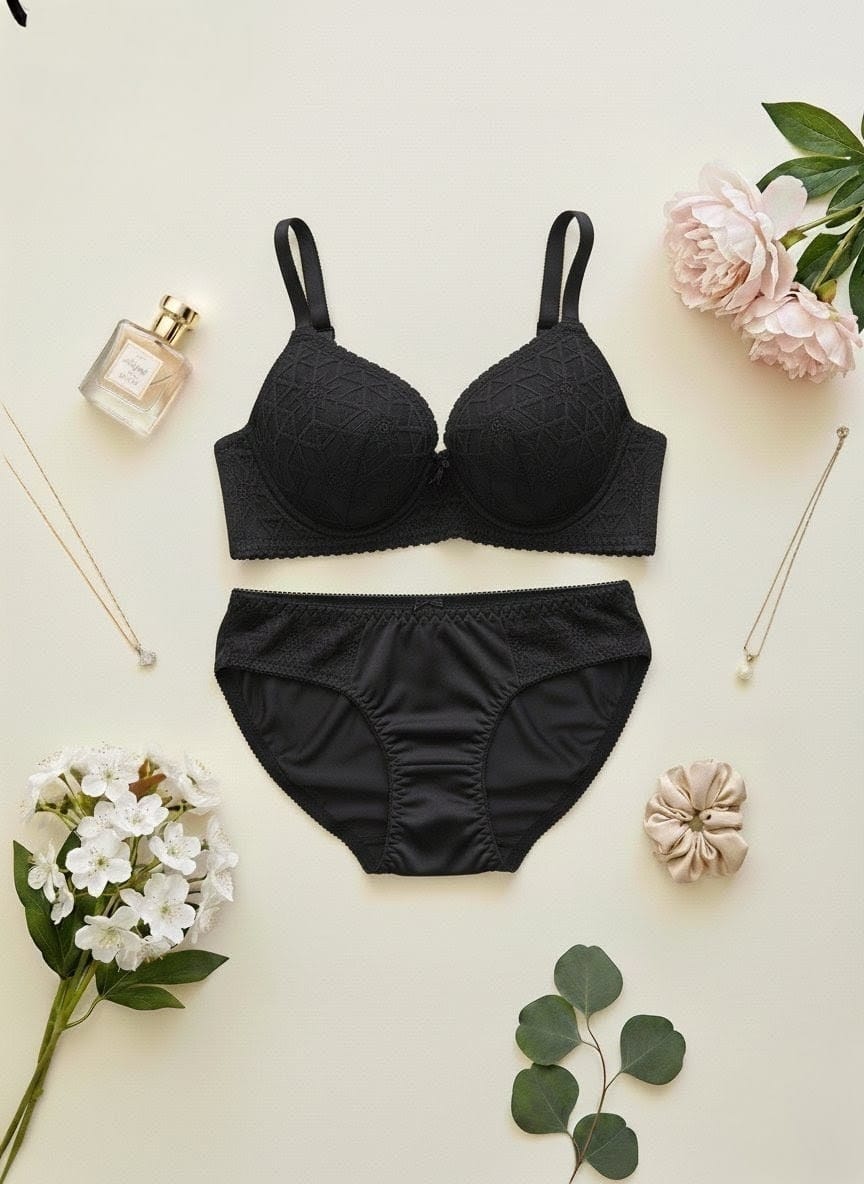 Single Padded Underwire Bra Set – Modern Everyday Support