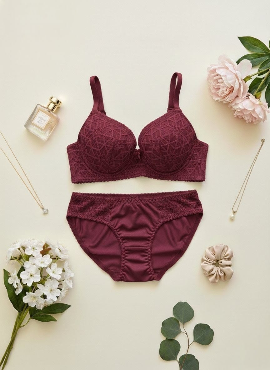 Single Padded Underwire Bra Set – Modern Everyday Support