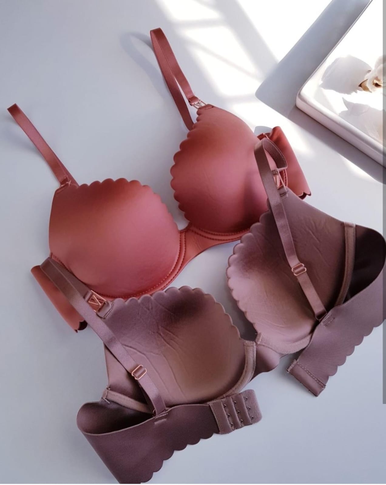 Smooth & Elegant Soft Silk Lingerie - Seamless Single Padded Bra