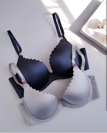 Smooth & Elegant Soft Silk Lingerie - Seamless Single Padded Bra
