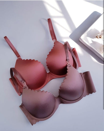Smooth & Elegant Soft Silk Lingerie - Seamless Single Padded Bra