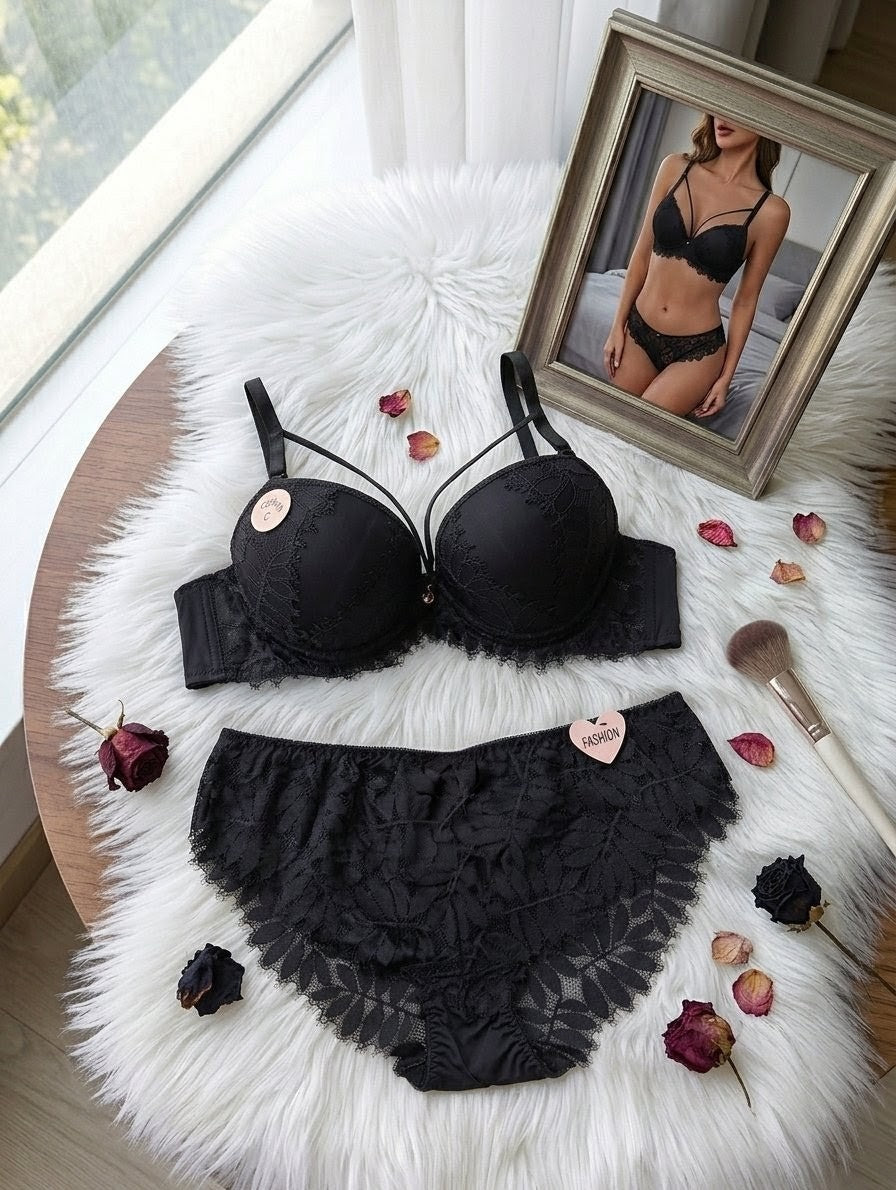 Soft push up bridal bra set with lace fabric in Pakistan