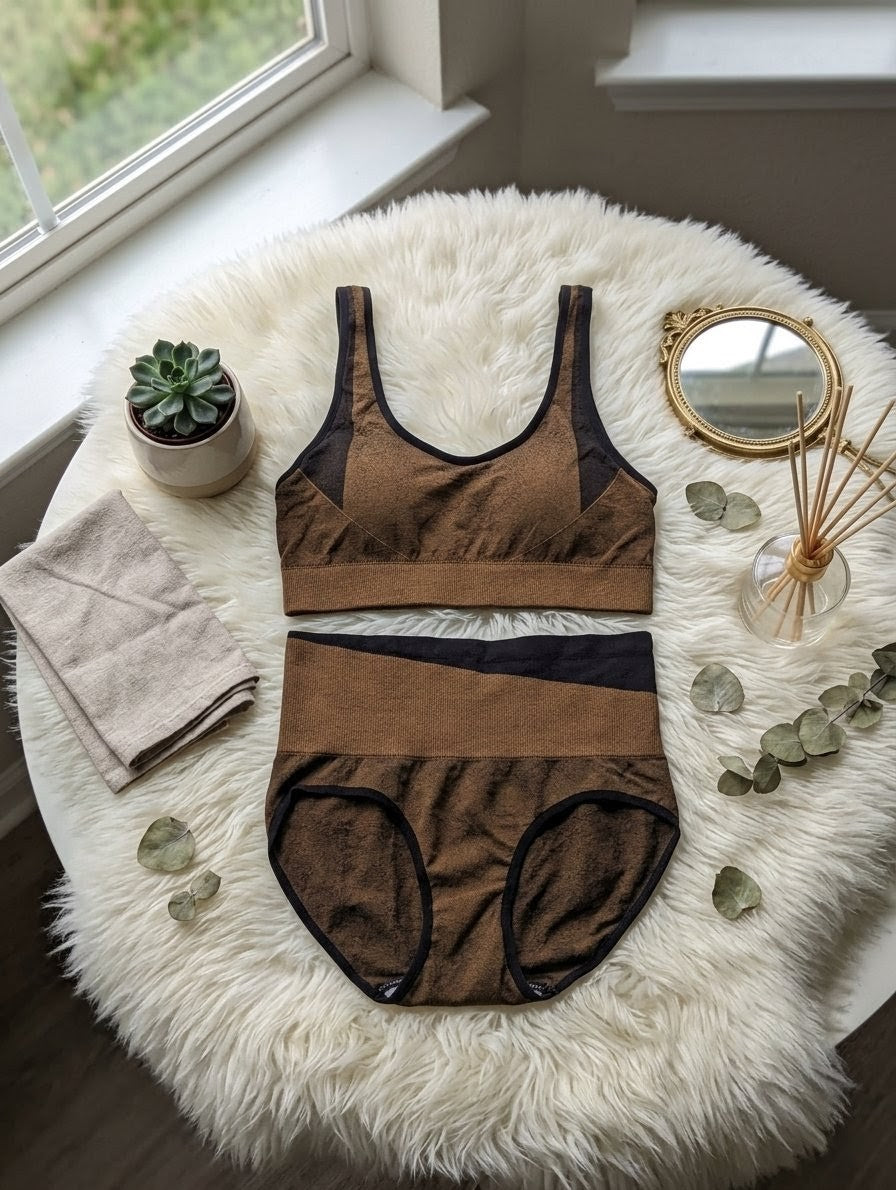 Soft padded stretchable sports bra set for women in breathable fabric