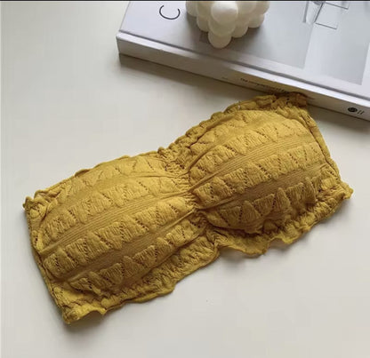 Stylish Strapless Blouse – Free Size, Soft & Versatile